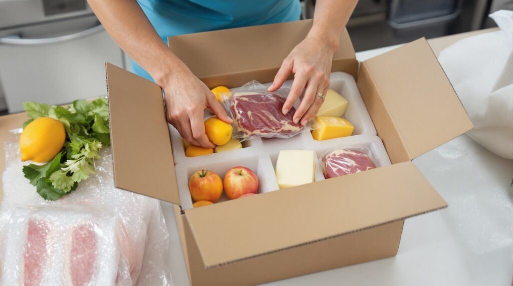 Envoyer un colis frais