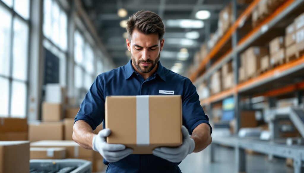 que veut dire colis reconditionné pendant l'acheminement